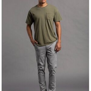 RSQ Slim Gray Pants Men's 32x30 Cotton Blend Casual Chino